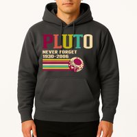Pluto Never Forget 19302006 Solar System Planet Hoodie