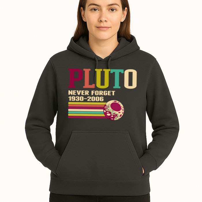 Pluto Never Forget 19302006 Solar System Planet Hoodie