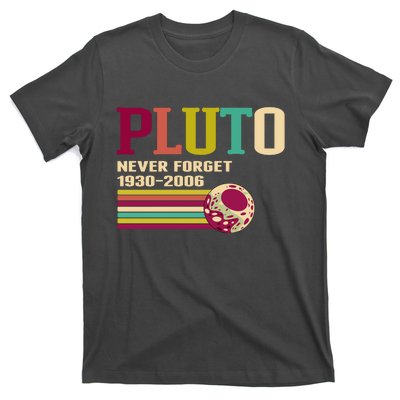 Pluto Never Forget 19302006 Solar System Planet T-Shirt