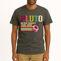 Pluto Never Forget 19302006 Solar System Planet Tall T-Shirt