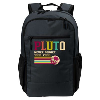 Pluto Never Forget 19302006 Solar System Planet Daily Commute Backpack