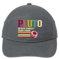 Pluto Never Forget 19302006 Solar System Planet 7-Panel Snapback Hat