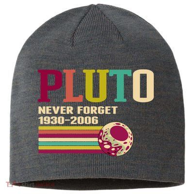 Pluto Never Forget 19302006 Solar System Planet Sustainable Beanie