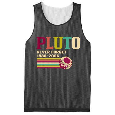 Pluto Never Forget 19302006 Solar System Planet Mesh Reversible Basketball Jersey Tank