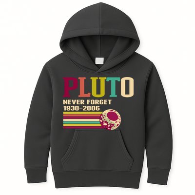Pluto Never Forget 19302006 Solar System Planet Kids Hoodie