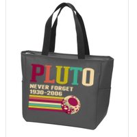 Pluto Never Forget 19302006 Solar System Planet Zip Tote Bag
