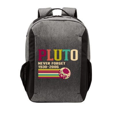 Pluto Never Forget 19302006 Solar System Planet Vector Backpack