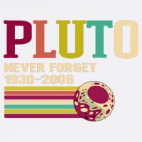 Pluto Never Forget 19302006 Solar System Planet Garment-Dyed Sweatshirt