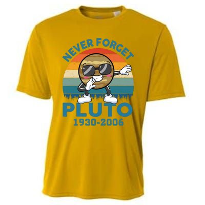 Pluto Never Forget 1930 2006 Space Science Teacher Cooling Performance Crew T-Shirt