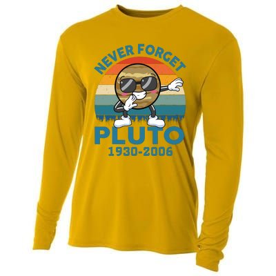 Pluto Never Forget 1930 2006 Space Science Teacher Cooling Performance Long Sleeve Crew