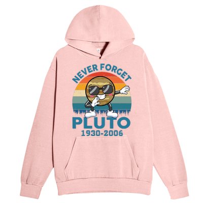 Pluto Never Forget 1930 2006 Space Science Teacher Urban Pullover Hoodie