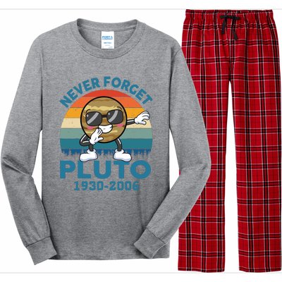 Pluto Never Forget 1930 2006 Space Science Teacher Long Sleeve Pajama Set