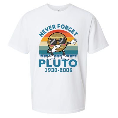 Pluto Never Forget 1930 2006 Space Science Teacher Sueded Cloud Jersey T-Shirt