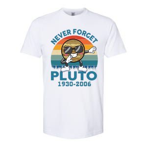 Pluto Never Forget 1930 2006 Space Science Teacher Softstyle CVC T-Shirt