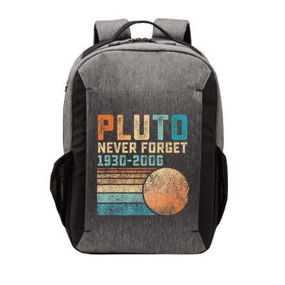 Pluto Never Forget Funny Astronomy Space Science Nerd Vector Backpack