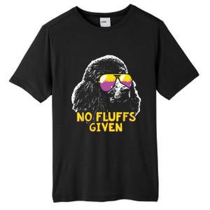 Poodle No Fluffs Funny Gifts Tall Fusion ChromaSoft Performance T-Shirt