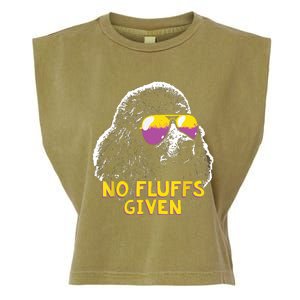 Poodle No Fluffs Funny Gifts Garment-Dyed Women's Muscle Tee