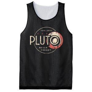 Pluto Never Forget Funny Pluto Pluto Lover Pluto Mesh Reversible Basketball Jersey Tank