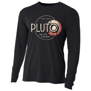 Pluto Never Forget Funny Pluto Pluto Lover Pluto Cooling Performance Long Sleeve Crew