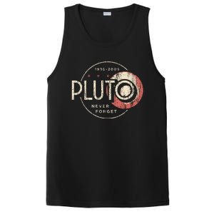 Pluto Never Forget Funny Pluto Pluto Lover Pluto PosiCharge Competitor Tank