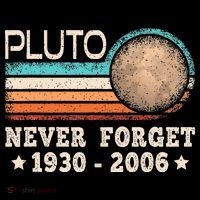 Pluto Never Forget Funny Planet Space Science Impact Tech Backpack