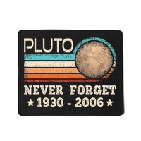 Pluto Never Forget Funny Planet Space Science Mousepad