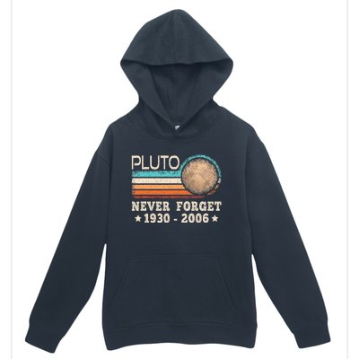 Pluto Never Forget Funny Planet Space Science Urban Pullover Hoodie