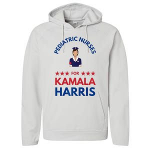 Pediatric Nurses For Kamala Harris Walz 2024 IM With Her Premium Performance Fleece Hoodie