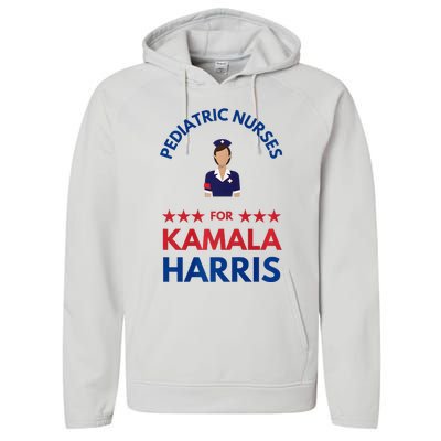 Pediatric Nurses For Kamala Harris Walz 2024 IM With Her Premium Performance Fleece Hoodie