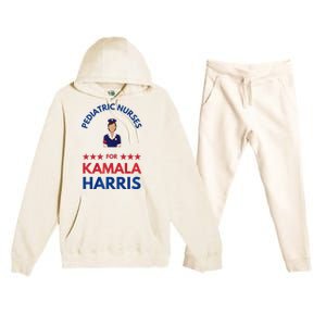 Pediatric Nurses For Kamala Harris Walz 2024 IM With Her Premium Premium Hooded Sweatsuit Set