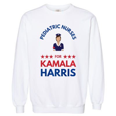 Pediatric Nurses For Kamala Harris Walz 2024 IM With Her Premium Garment-Dyed Sweatshirt