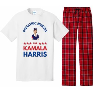 Pediatric Nurses For Kamala Harris Walz 2024 IM With Her Premium Pajama Set