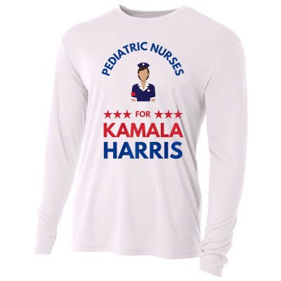 Pediatric Nurses For Kamala Harris Walz 2024 IM With Her Premium Cooling Performance Long Sleeve Crew