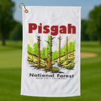 Pisgah National Forest Golf Towel