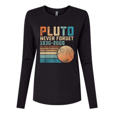 Pluto Never Forget Womens Cotton Relaxed Long Sleeve T-Shirt