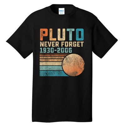 Pluto Never Forget Tall T-Shirt