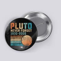 Pluto Never Forget Button