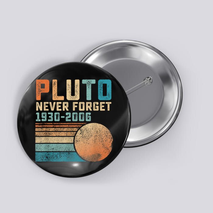 Pluto Never Forget Button