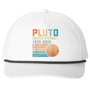 Pluto Never Forget Snapback Five-Panel Rope Hat