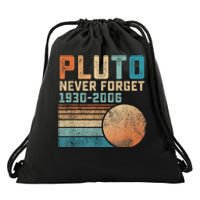 Pluto Never Forget Drawstring Bag