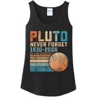 Pluto Never Forget Ladies Essential Tank