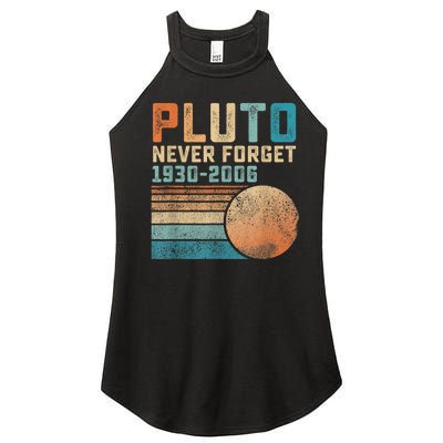 Pluto Never Forget Women’s Perfect Tri Rocker Tank