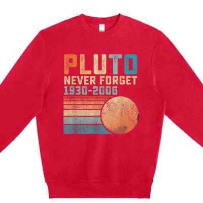 Pluto Never Forget Premium Crewneck Sweatshirt