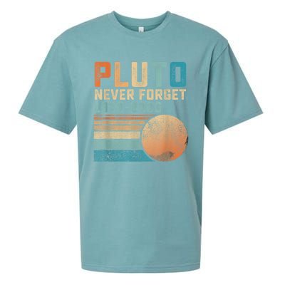 Pluto Never Forget Sueded Cloud Jersey T-Shirt