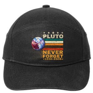 PLUTO NEVER FORGET 7-Panel Snapback Hat