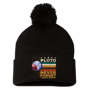 PLUTO NEVER FORGET Pom Pom 12in Knit Beanie