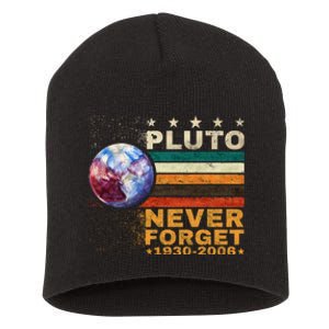 PLUTO NEVER FORGET Short Acrylic Beanie