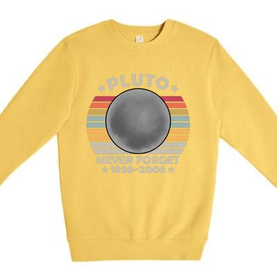 Pluto Never Forget 1930 2006 T Premium Crewneck Sweatshirt