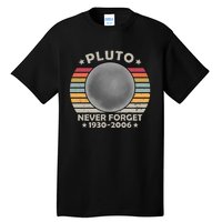 Pluto Never Forget 1930 2006 T Tall T-Shirt