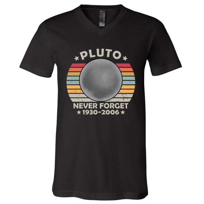 Pluto Never Forget 1930 2006 T V-Neck T-Shirt